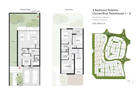 Floor plan, 3 Beds, 2,352 sq ft