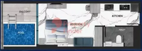 Floor plan, Studio, 0 sq ft