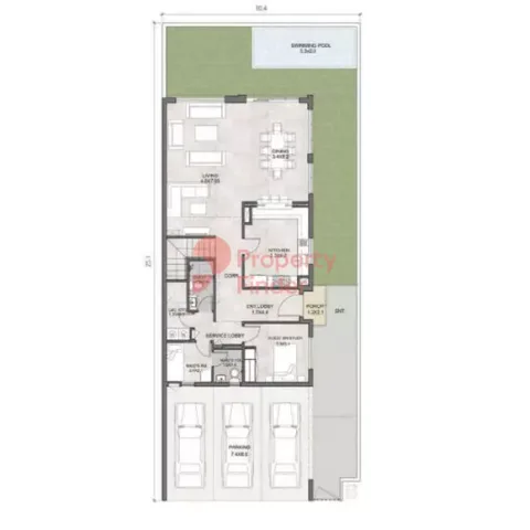 Floor plan, 4 Beds, 2,745 sq ft