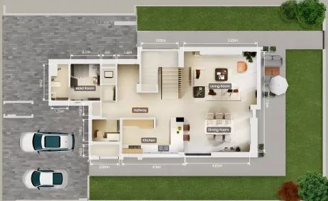 Floor plan, 3 Beds, 2,959 sq ft