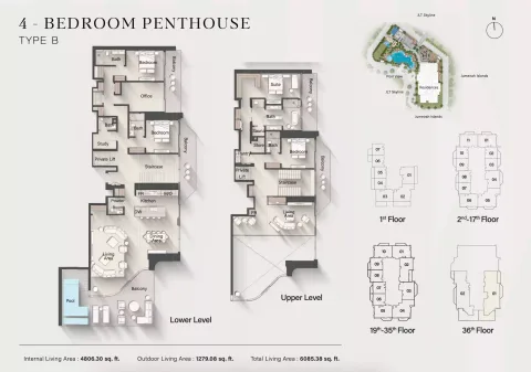 Floor plan, 4 Beds, 6,085 sq ft
