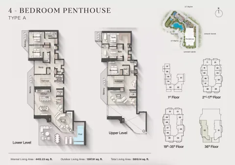 Floor plan, 4 Beds, 5,810 sq ft