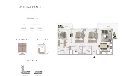 Floor plan, 3 Beds, 1,718 sq ft