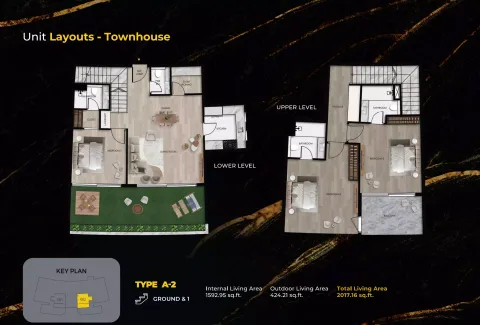 Floor plan, 3 Beds, 2,017 sq ft