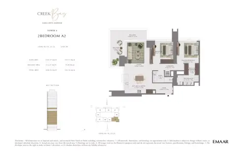Floor plan, 2 Beds, 1,450 sq ft