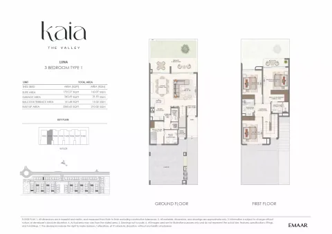 Floor plan, 3 Beds, 2,260 sq ft