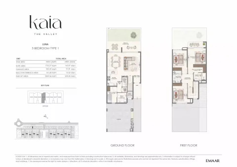 Floor plan, 3 Beds, 2,259 sq ft