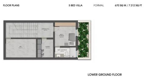 Floor plan, 5 Beds, 7,212 sq ft
