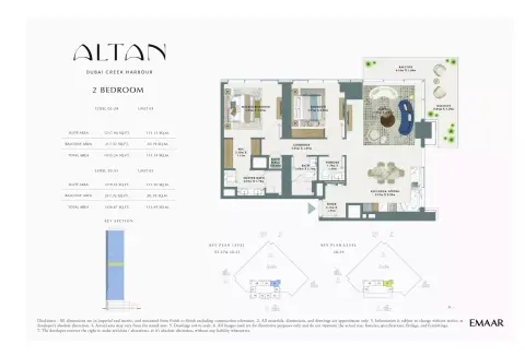 Floor plan, 2 Beds, 1,436 sq ft