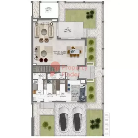 Floor plan, 4 Beds, 3,300 sq ft