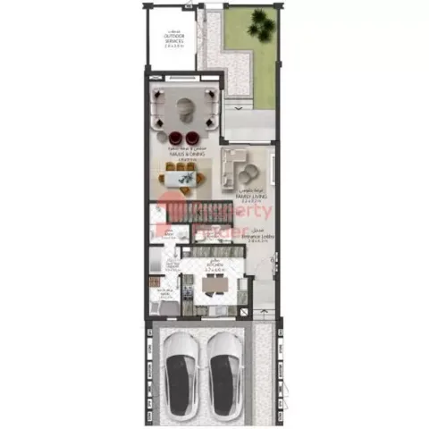 Floor plan, 3 Beds, 2,013 sq ft