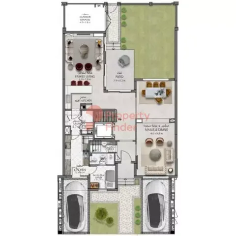 Floor plan, 4 Beds, 3,000 sq ft