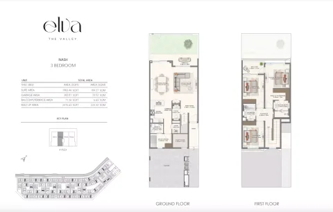 Floor plan, 3 Beds, 2,415 sq ft