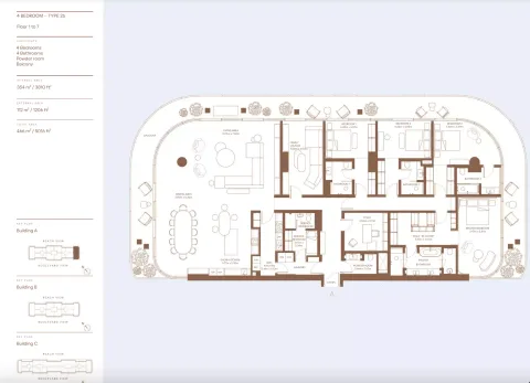 Floor plan, 4 Beds, 5,016 sq ft