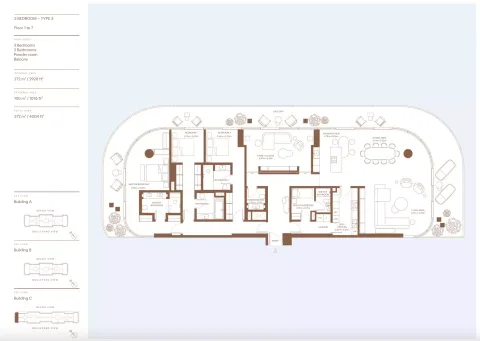 Floor plan, 3 Beds, 4,004 sq ft