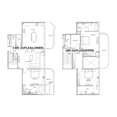 Floor plan, 3 Beds, 0 sq ft
