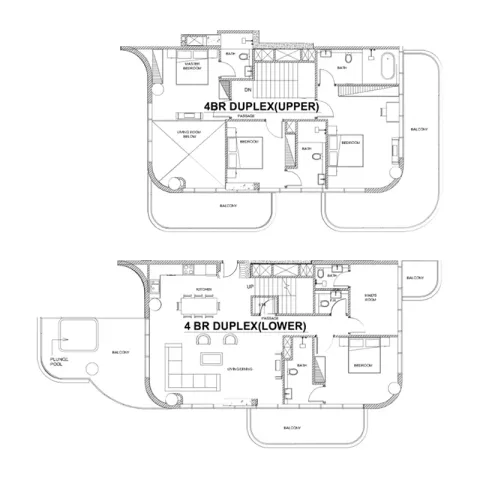 Floor plan, 4 Beds, 0 sq ft