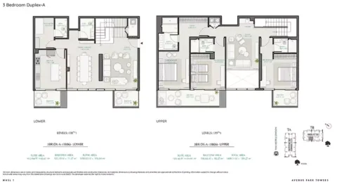 Floor plan, 3 Beds, 1,499 sq ft