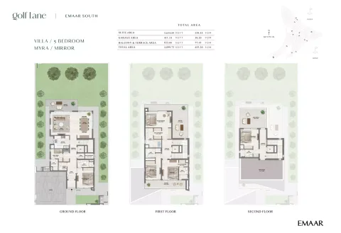 Floor plan, 5 Beds, 4,899 sq ft