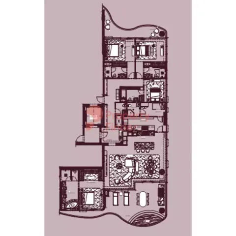 Floor plan, 4 Beds, 3,749 sq ft