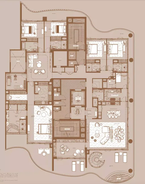 Floor plan, 5 Beds, 10,601 sq ft