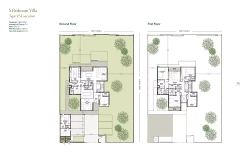 Floor plan, 5 Beds, 12,260 sq ft
