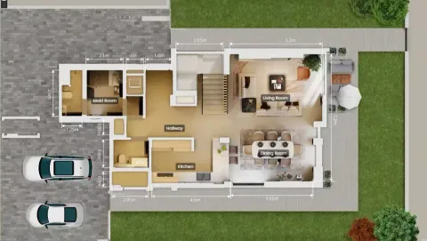 Floor plan, 4 Beds, 3,121 sq ft