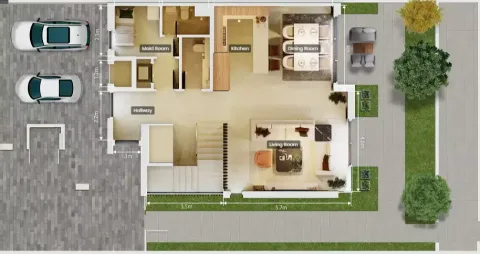Floor plan, 4 Beds, 4,187 sq ft