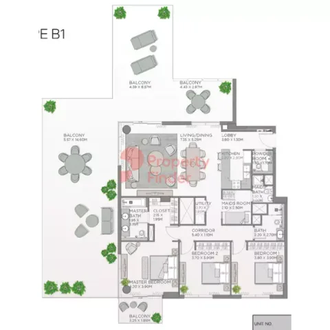 Floor plan, 3 Beds, 3,082 sq ft