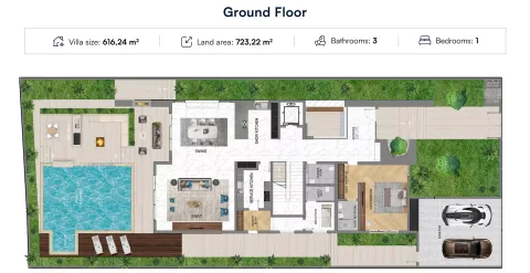 Floor plan, 5 Beds, 7,782 sq ft