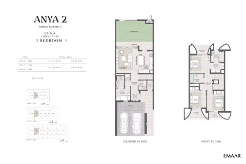 Floor plan, 3 Beds, 1,918 sq ft