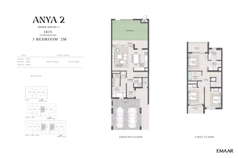 Floor plan, 3 Beds, 2,036 sq ft