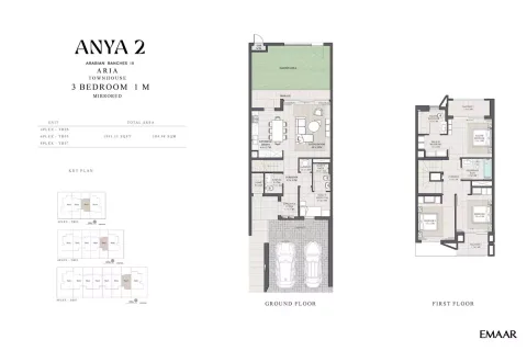 Floor plan, 3 Beds, 1,991 sq ft