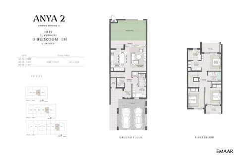 Floor plan, 3 Beds, 2,038 sq ft