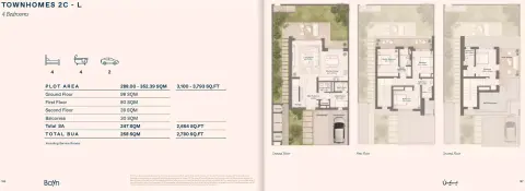 Floor plan, 4 Beds, 2,780 sq ft