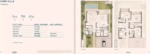 Floor plan, 4 Beds, 3,282 sq ft