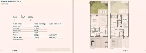 Floor plan, 3 Beds, 2,271 sq ft