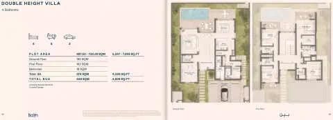 Floor plan, 4 Beds, 4,826 sq ft
