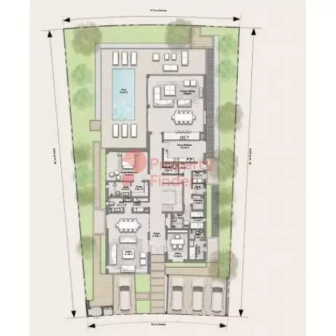 Floor plan, 5 Beds, 10,487 sq ft