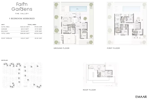 Floor plan, 5 Beds, 5,656 sq ft