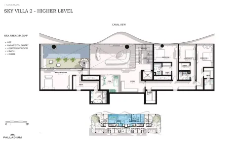 Floor plan, 5 Beds, 4,240 sq ft
