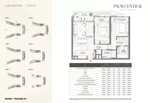 Floor plan, 2 Beds, 1,236 sq ft