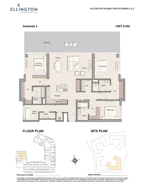 Floor plan, 3 Beds, 2,446 sq ft