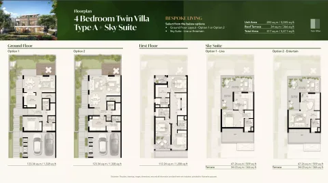 Floor plan, 4 Beds, 3,411 sq ft