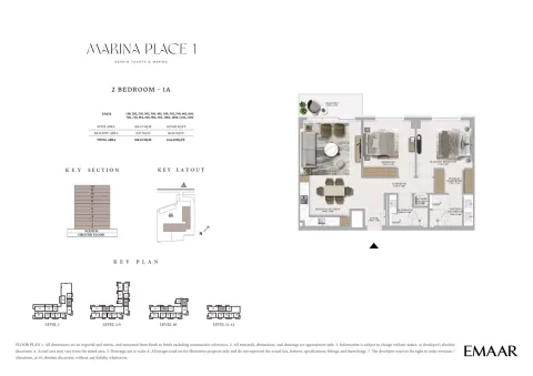 Floor plan, 2 Beds, 1,164 sq ft