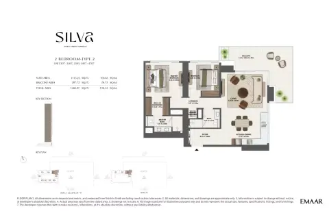 Floor plan, 2 Beds, 1,402 sq ft