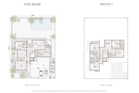 Floor plan, 5 Beds, 0 sq ft