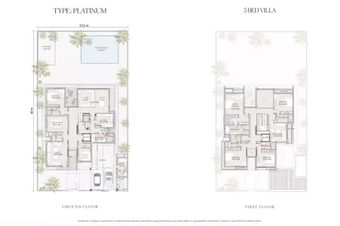 Floor plan, 5 Beds, 0 sq ft