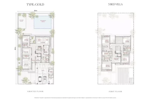 Floor plan, 5 Beds, 0 sq ft