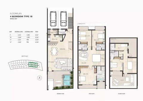 Floor plan, 4 Beds, 4,567 sq ft